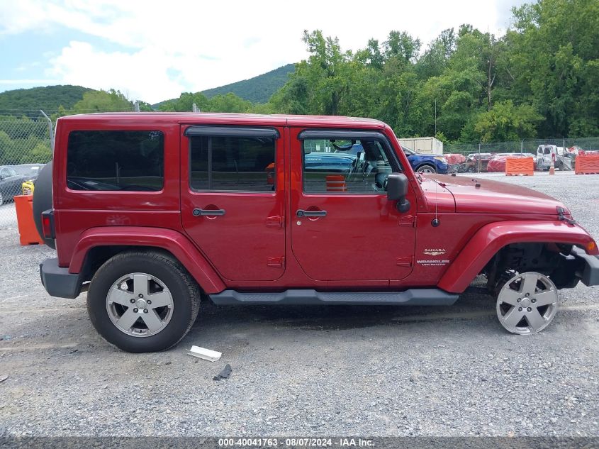 2012 Jeep Wrangler Unlimited Sahara VIN: 1C4HJWEG9CL123565 Lot: 40041763