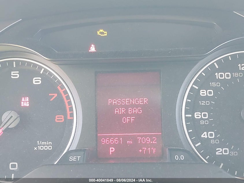 2009 Audi A4 2.0T Premium VIN: WAUJF78K39N048476 Lot: 40041849