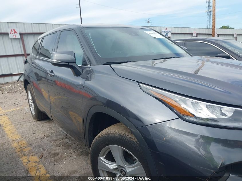 2020 Toyota Highlander L VIN: 5TDCZRAHXLS509591 Lot: 40041855