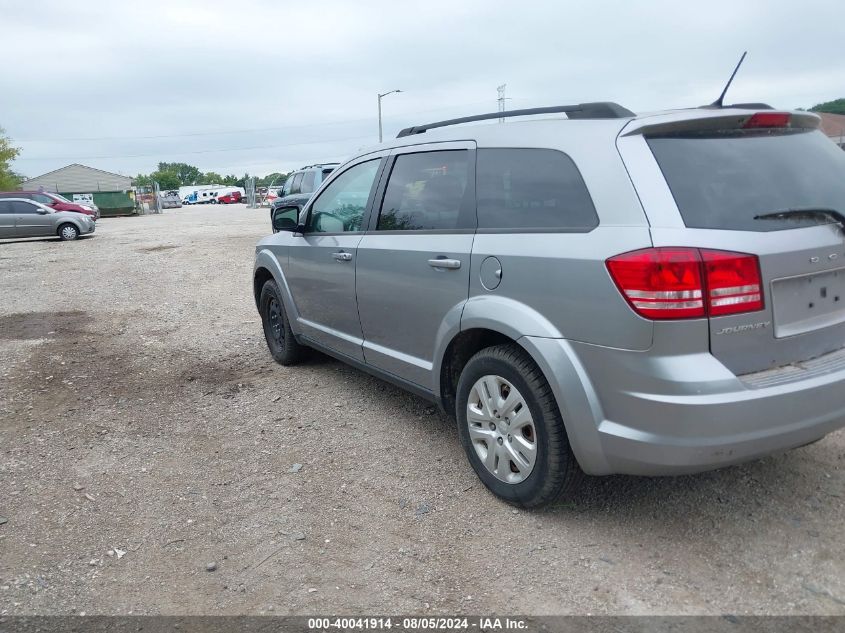 2018 Dodge Journey Se VIN: 3C4PDCABXJT235675 Lot: 40041914