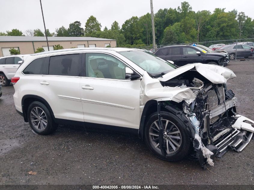 2019 Toyota Highlander Xle VIN: 5TDJZRFHXKS597511 Lot: 40042005