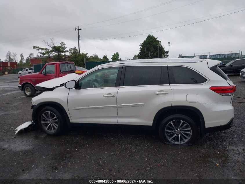 2019 Toyota Highlander Xle VIN: 5TDJZRFHXKS597511 Lot: 40042005