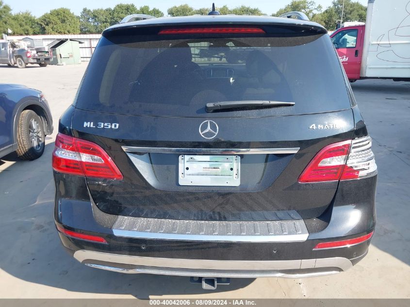 2015 Mercedes-Benz Ml 350 4Matic VIN: 4JGDA5HB9FA509701 Lot: 40042006