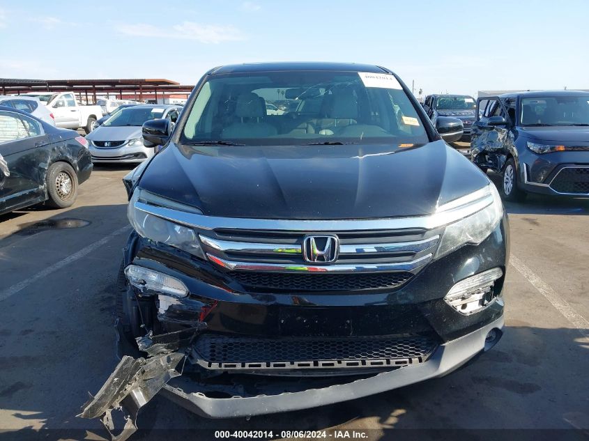2017 Honda Pilot Ex-L VIN: 5FNYF6H58HB104494 Lot: 40042014