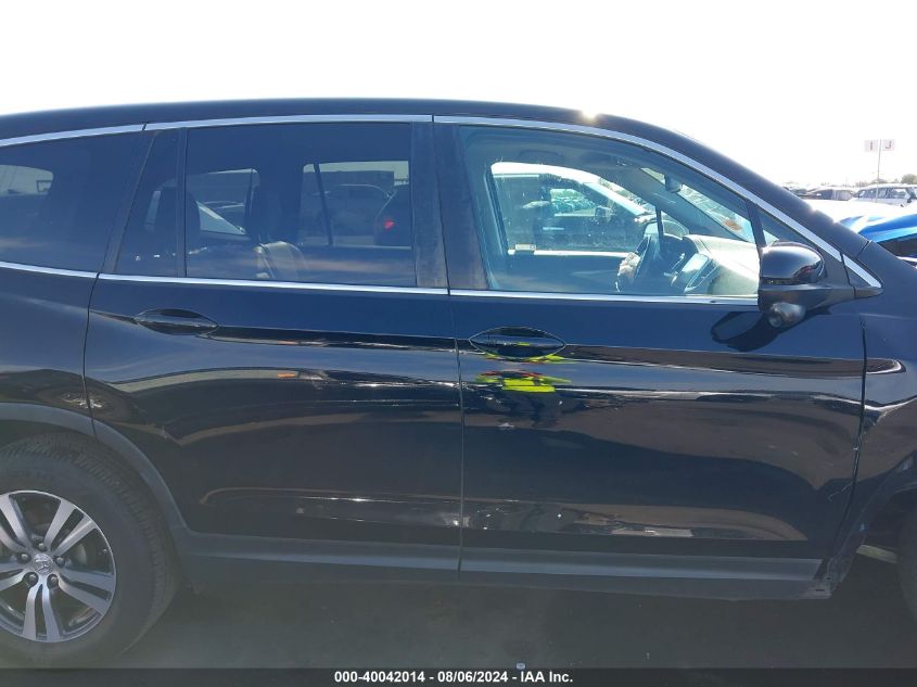 2017 Honda Pilot Ex-L VIN: 5FNYF6H58HB104494 Lot: 40042014