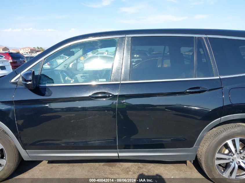 2017 Honda Pilot Ex-L VIN: 5FNYF6H58HB104494 Lot: 40042014