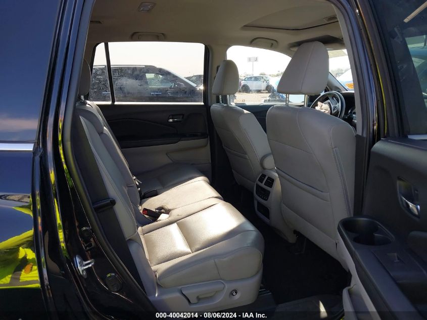 2017 Honda Pilot Ex-L VIN: 5FNYF6H58HB104494 Lot: 40042014