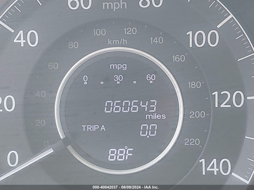 2016 Honda Cr-V Ex-L VIN: 5J6RM4H75GL069550 Lot: 40042037