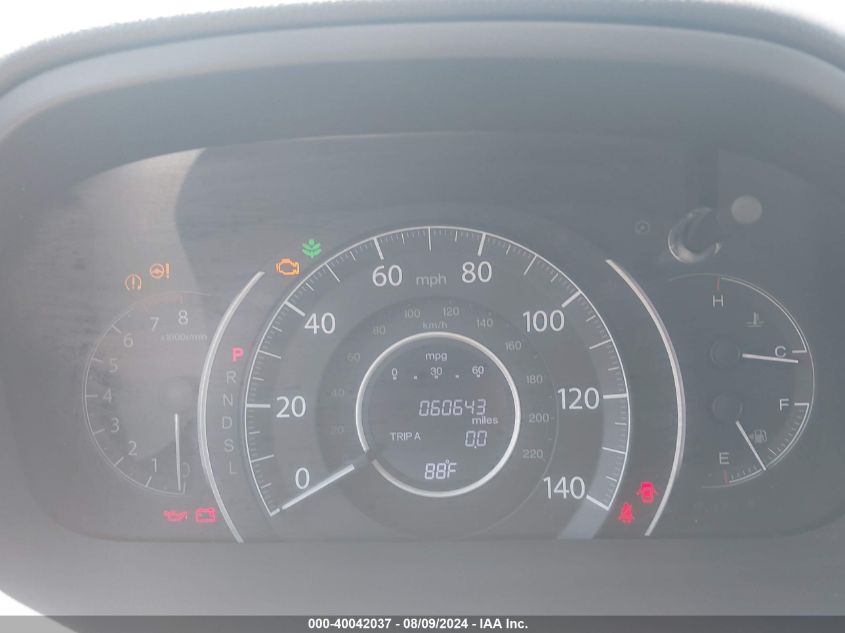 2016 Honda Cr-V Ex-L VIN: 5J6RM4H75GL069550 Lot: 40042037