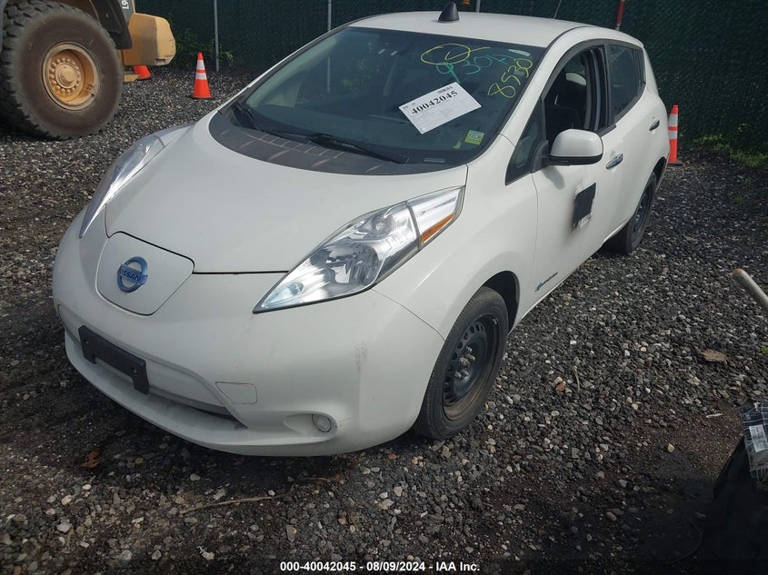 2016 Nissan Leaf S/Sl/Sv VIN: 1N4AZ0CP0GC308335 Lot: 40042045