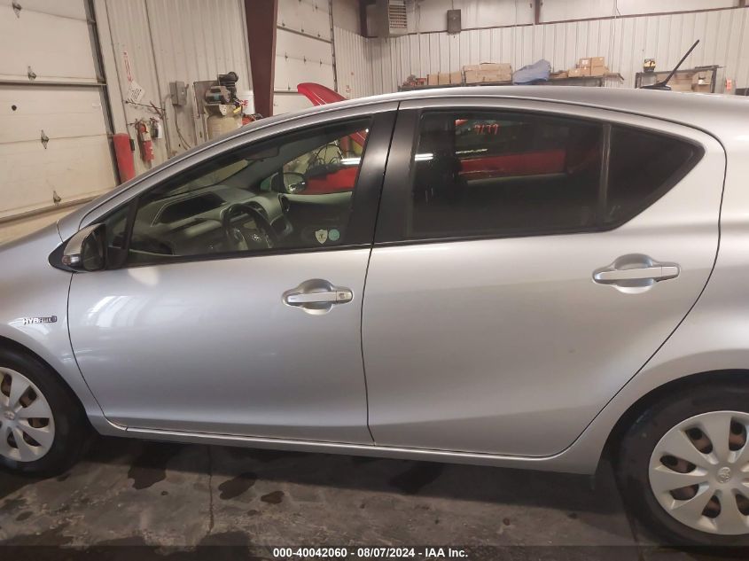 2012 Toyota Prius C Three VIN: JTDKDTB35C1502944 Lot: 40042060