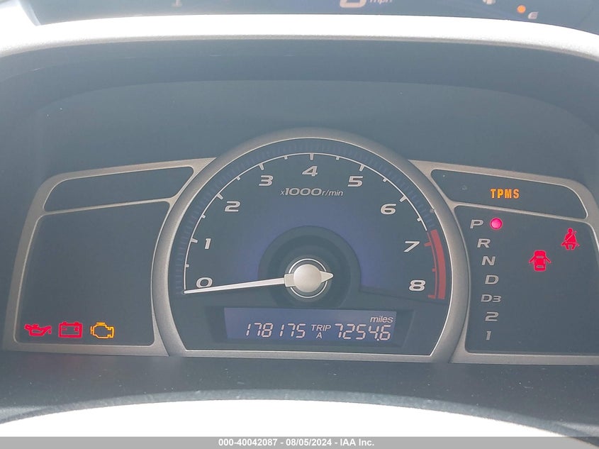 2008 Honda Civic Lx VIN: 2HGFA16578H314995 Lot: 40042087