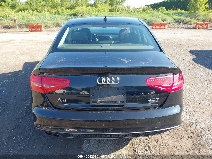 2016 Audi A4 2.0T Premium VIN: WAUFFAFL8GN009233 Lot: 40042090