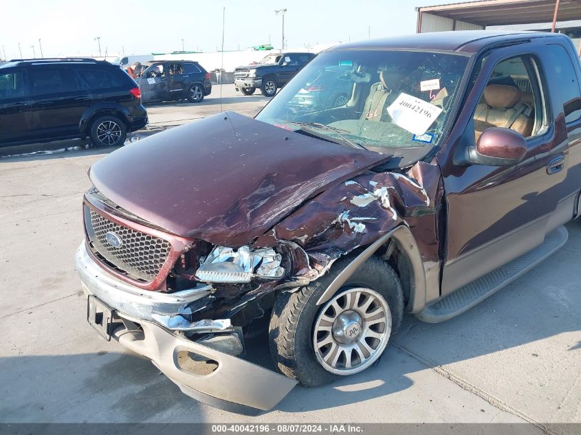 2002 Ford F150 VIN: 1FTRX17W62KC03887 Lot: 40042196