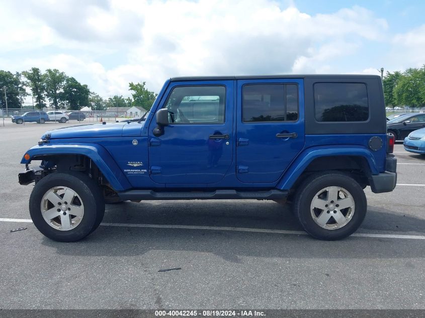 2009 Jeep Wrangler Unlimited Sahara VIN: 1J8GA59199L712791 Lot: 40042245