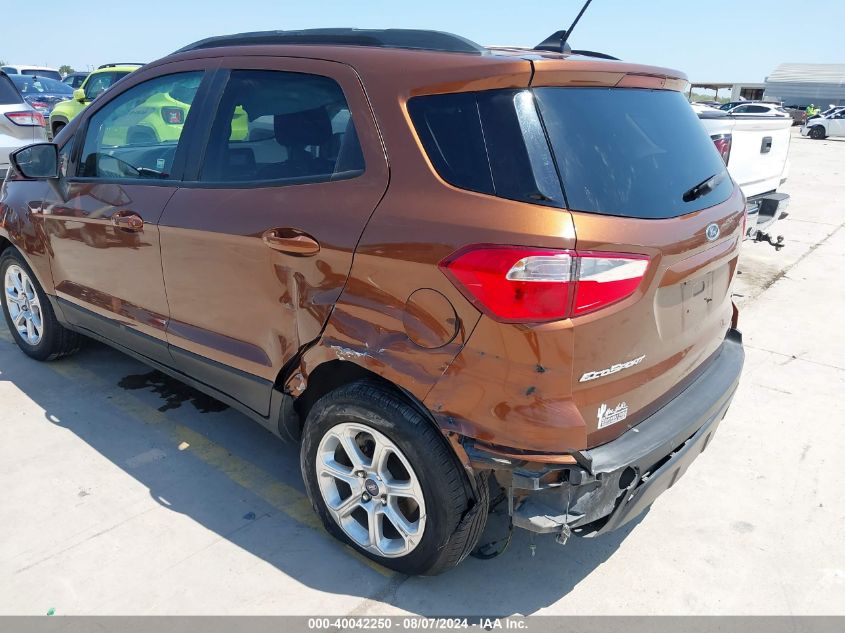 2019 Ford Ecosport Se VIN: MAJ3S2GE5KC254847 Lot: 40042250