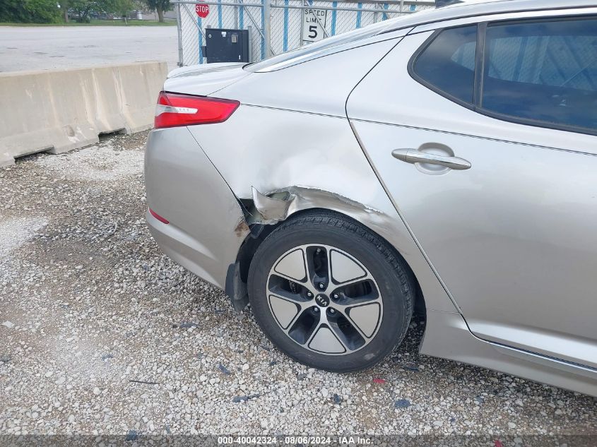 2012 Kia Optima Hybrid Hybrid VIN: KNAGM4AD2C5017110 Lot: 40042324