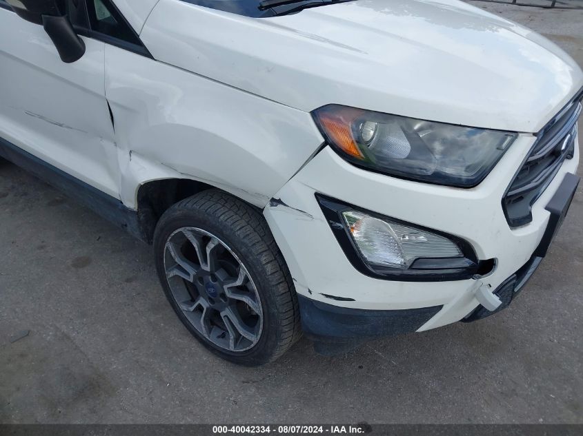 2019 Ford Ecosport Ses VIN: MAJ6S3JL5KC261131 Lot: 40042334