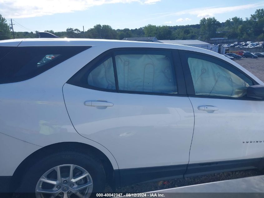 2023 Chevrolet Equinox Awd Ls VIN: 3GNAXSEG1PL263166 Lot: 40042347