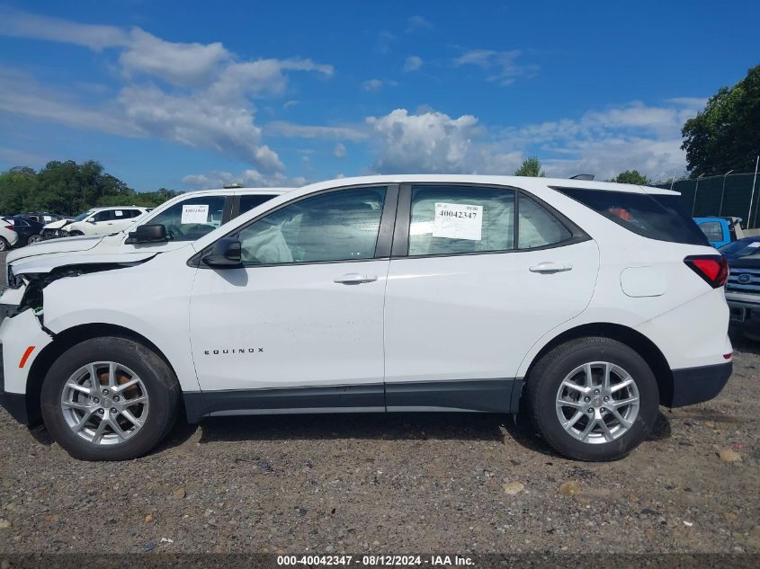 2023 Chevrolet Equinox Awd Ls VIN: 3GNAXSEG1PL263166 Lot: 40042347