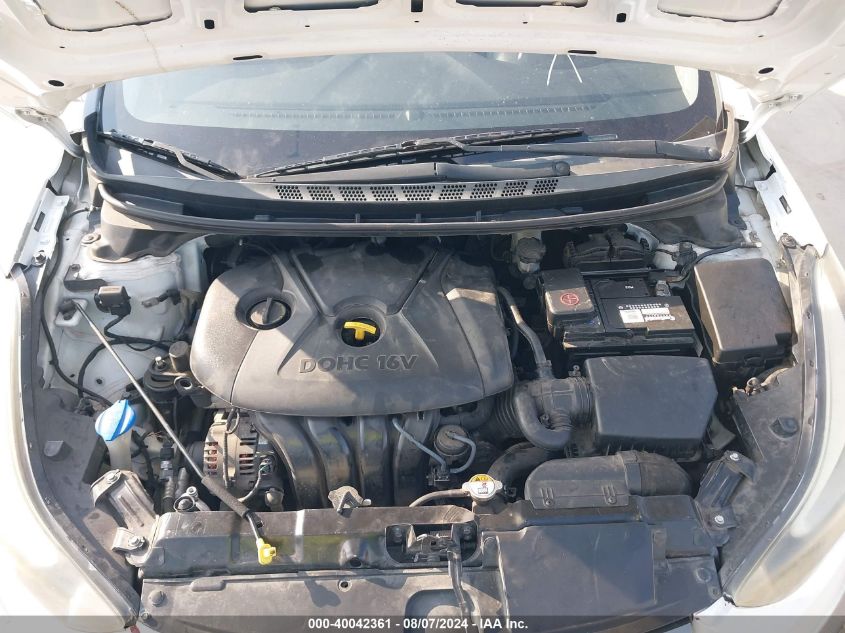 2014 Hyundai Elantra Se/Sport/Limited VIN: 5NPDH4AE9EH508070 Lot: 40042361