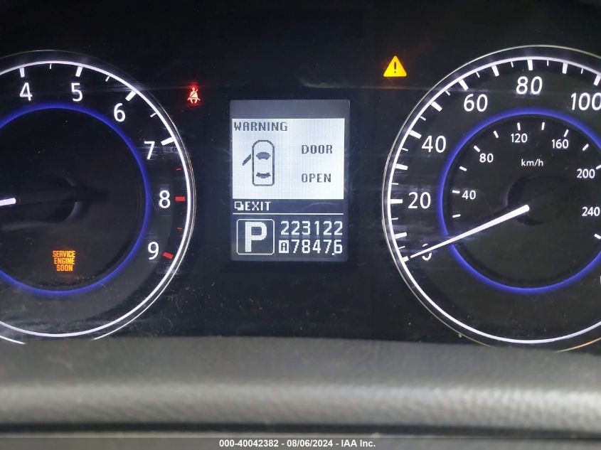 2012 Infiniti G37 Journey VIN: JN1CV6AP7CM933763 Lot: 40042382