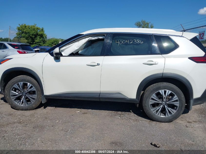 2021 Nissan Rogue Sv Intelligent Awd VIN: JN8AT3BB8MW213958 Lot: 40042386