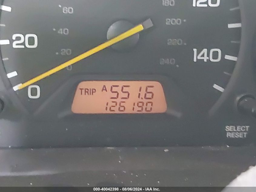 2000 Honda Accord 3.0 Ex VIN: 1HGCG1659YA026847 Lot: 40042398