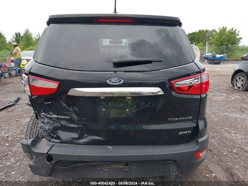 2020 Ford Ecosport Titanium VIN: MAJ6S3KLXLC358194 Lot: 40042420