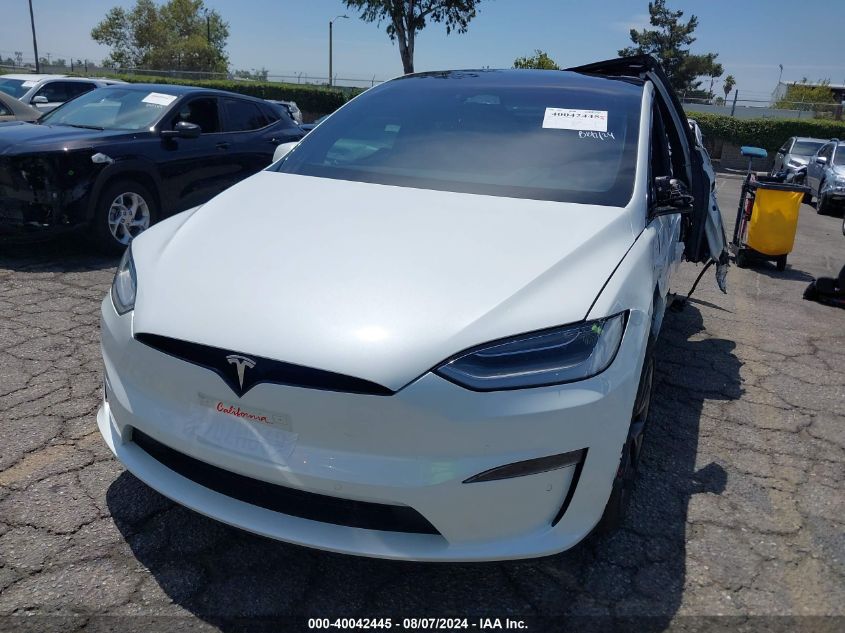 2023 Tesla Model X Dual Motor All-Wheel Drive/Standard Range VIN: 7SAXCBE59PF369850 Lot: 40042445