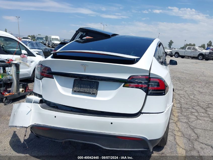 2023 Tesla Model X Dual Motor All-Wheel Drive/Standard Range VIN: 7SAXCBE59PF369850 Lot: 40042445