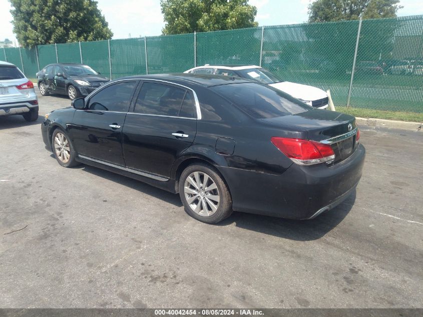 4T1BK3DB6BU388598 | 2011 TOYOTA AVALON