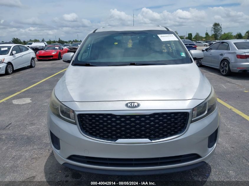 2015 Kia Sedona Lx VIN: KNDMB5C12F6044679 Lot: 40042514