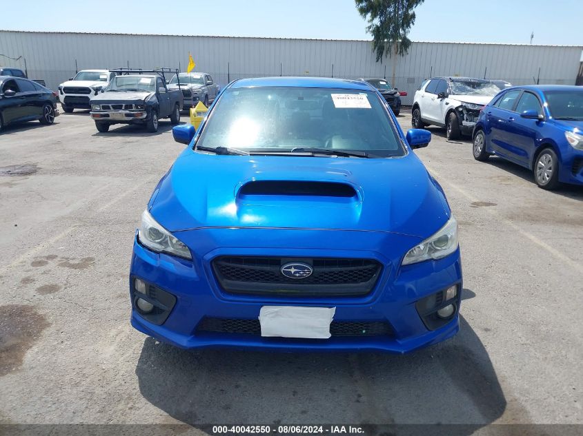 2015 Subaru Wrx Premium VIN: JF1VA1D65F8816743 Lot: 40042550