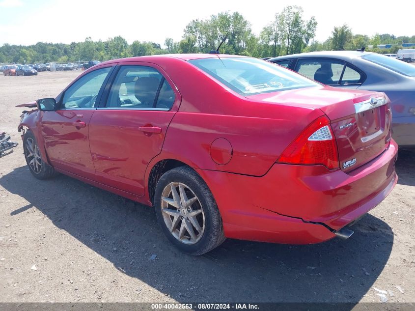 2012 Ford Fusion Sel VIN: 3FAHP0JG4CR394347 Lot: 40042563