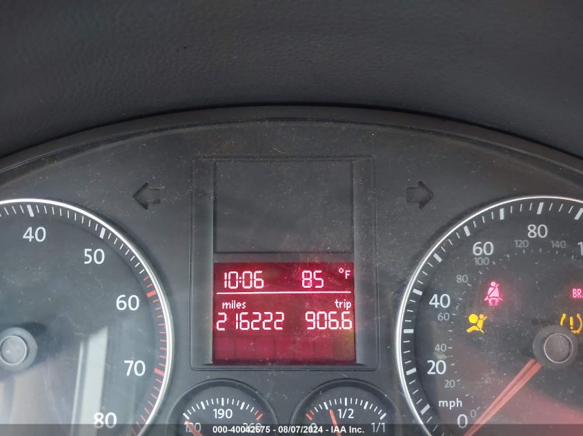 2007 Volkswagen Jetta Wolfsburg Edition VIN: 3VWEG81K77M123752 Lot: 40042575