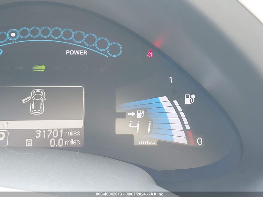 2012 Nissan Leaf Sv VIN: JN1AZ0CP4CT023144 Lot: 40042613