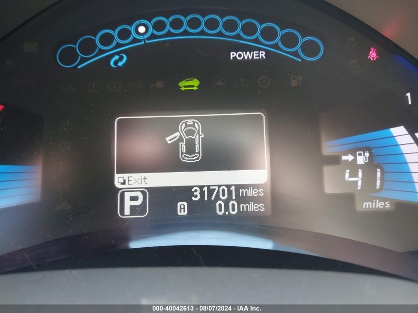 2012 Nissan Leaf Sv VIN: JN1AZ0CP4CT023144 Lot: 40042613