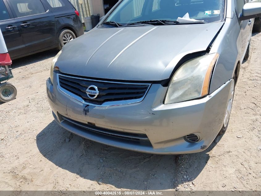 2012 Nissan Sentra 2.0 S VIN: 3N1AB6AP6CL693311 Lot: 40042615