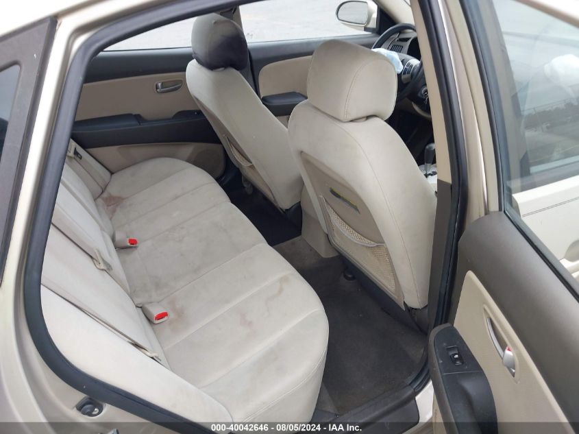 2008 Hyundai Elantra Gls/Se VIN: KMHDU46DX8U534615 Lot: 40042646