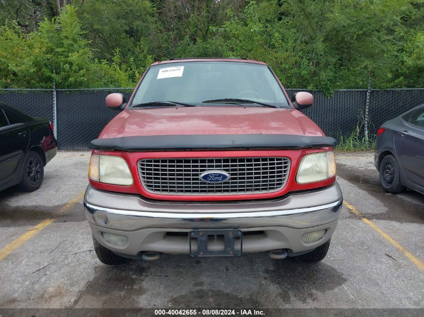 2002 Ford Expedition Eddie Bauer VIN: 1FMPU18L72LA09962 Lot: 40042655