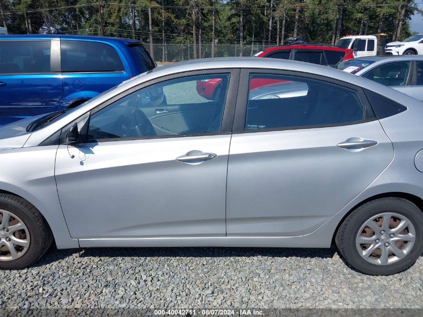 2013 Hyundai Accent Gls VIN: KMHCT4AE3DU541642 Lot: 40042711