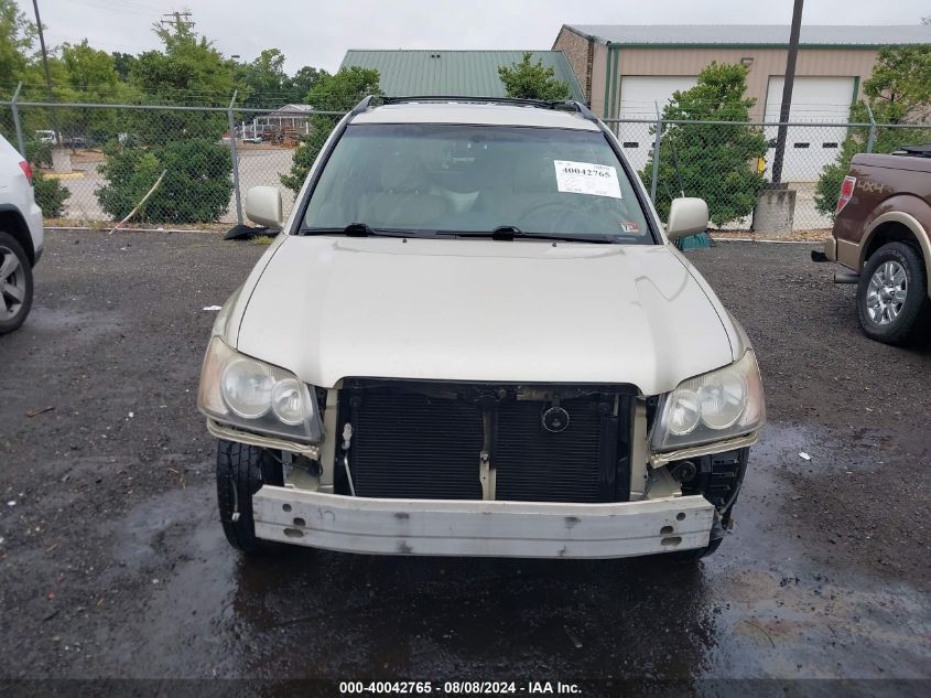 2002 Toyota Highlander Limited V6 VIN: JTEHF21A120090682 Lot: 40042765