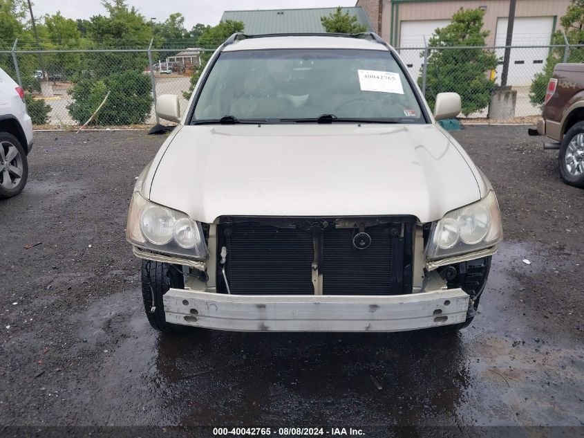 2002 Toyota Highlander Limited V6 VIN: JTEHF21A120090682 Lot: 40042765
