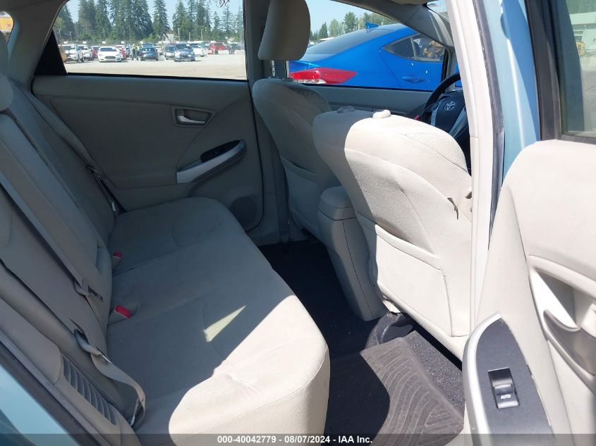 2013 Toyota Prius Three VIN: JTDKN3DU9D1733382 Lot: 40042779