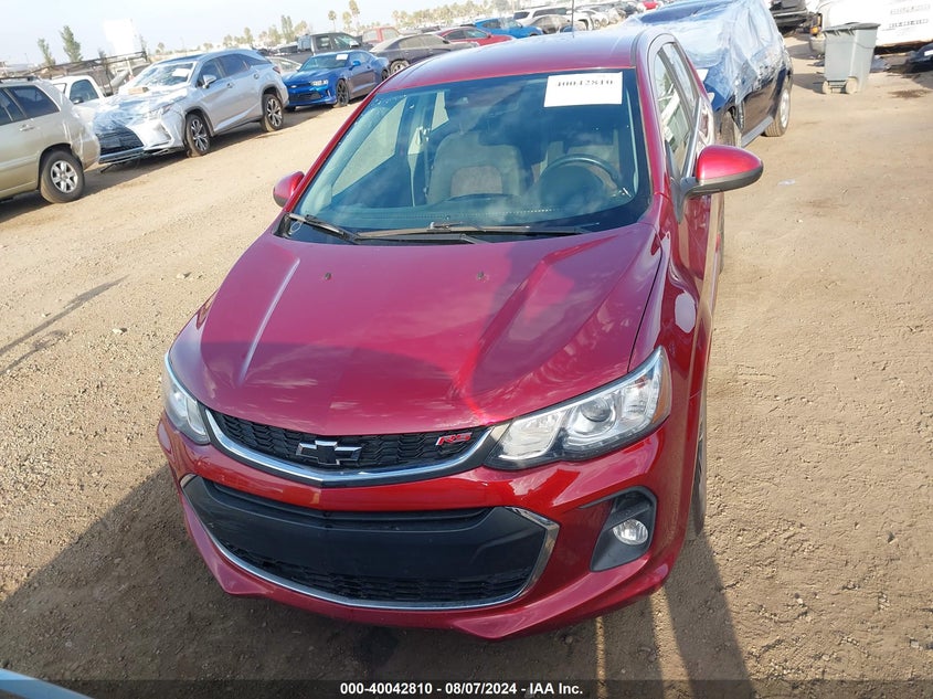 2018 CHEVROLET SONIC LT AUTO - 1G1JD6SGXJ4122194