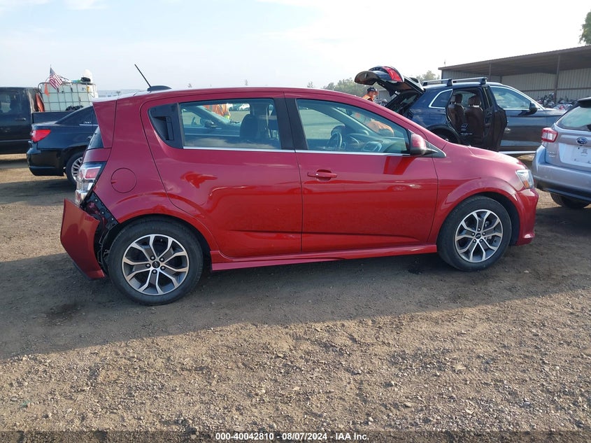 2018 CHEVROLET SONIC LT AUTO - 1G1JD6SGXJ4122194
