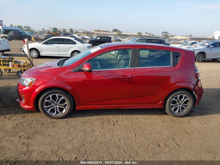 2018 CHEVROLET SONIC LT AUTO - 1G1JD6SGXJ4122194