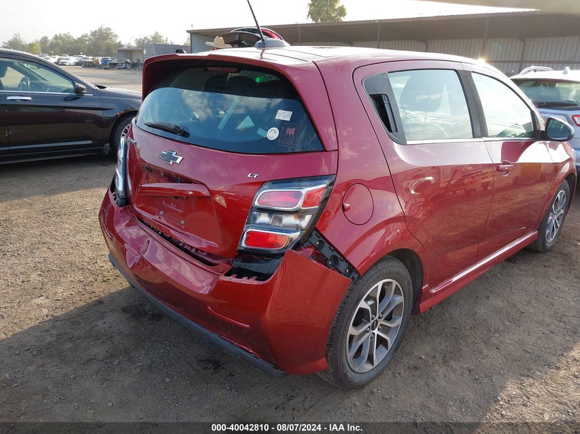 2018 CHEVROLET SONIC LT AUTO - 1G1JD6SGXJ4122194