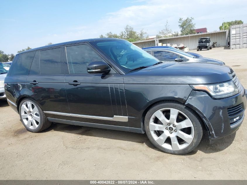 2013 Land Rover Range Rover Supercharged VIN: SALGS2EF9DA113634 Lot: 40042822